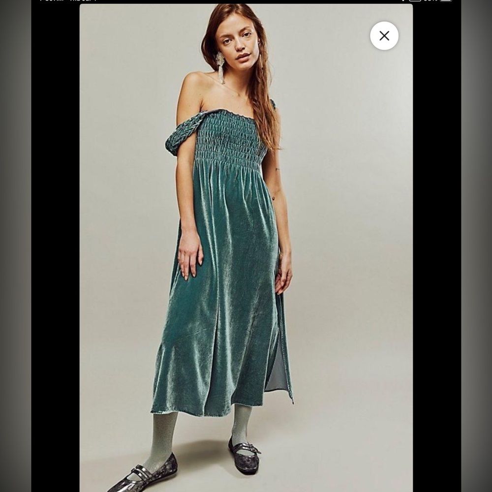 Like New Condition - Free people Camille Midi‎ Dress